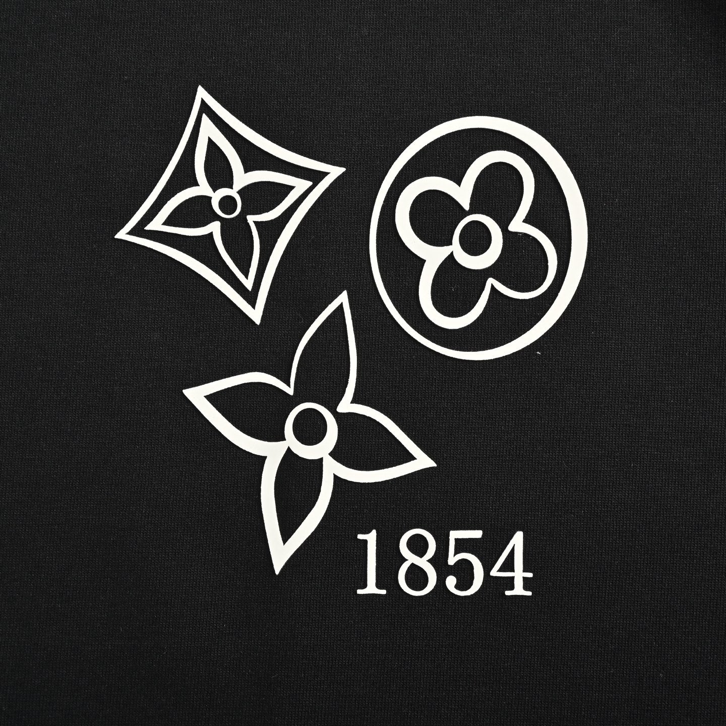 25ss Three Flower Adhesive Logo Short Sleeve