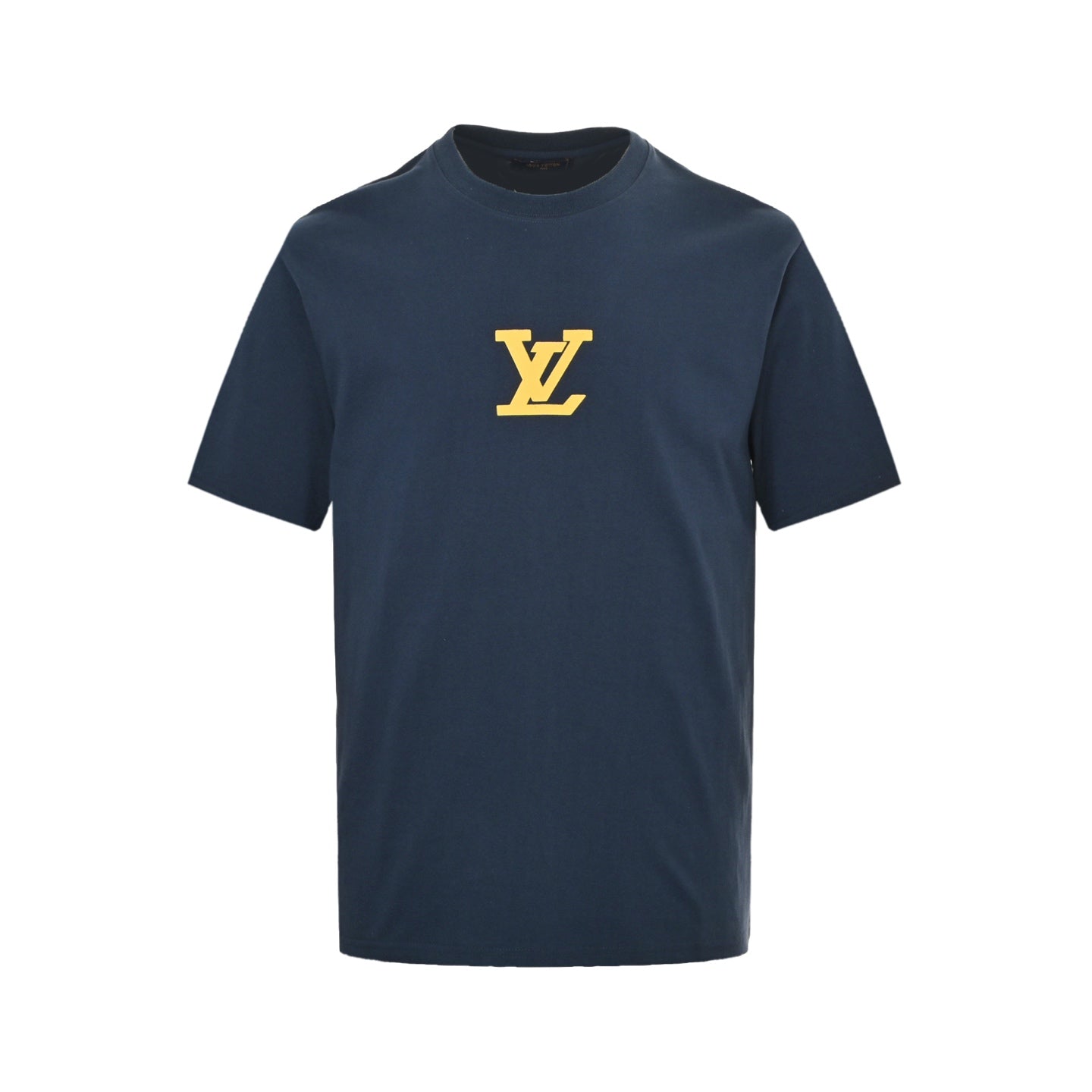 25ss front and back logo flocking print short sleeves
