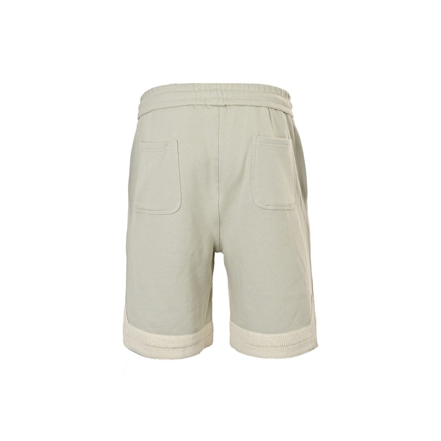25 Color blocked woven woven ribbon embroidered shorts