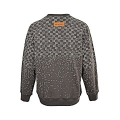 25fw gradient print round neck sweatshirt