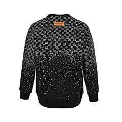 25fw gradient print round neck sweatshirt