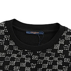 25fw gradient print round neck sweatshirt