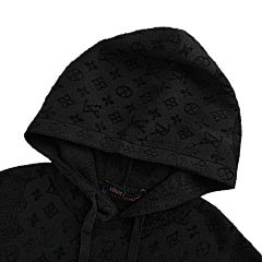 25fw jacquard patchwork knitted hooded sweatshirt