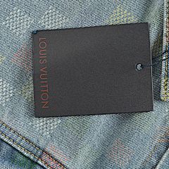 25fw checkerboard denim jacket