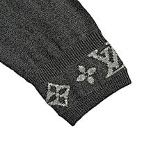 25fw old flower jacquard cashmere sweater