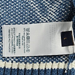 25Fw all-over printed jacquard zipper sweater jacket