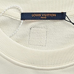 25fw letter embroidered crew neck sweatshirt