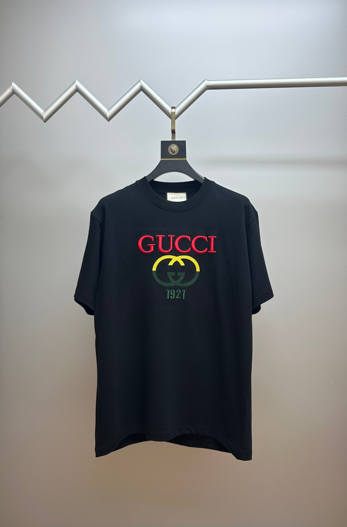 25ss embroidered letter logo short sleeves