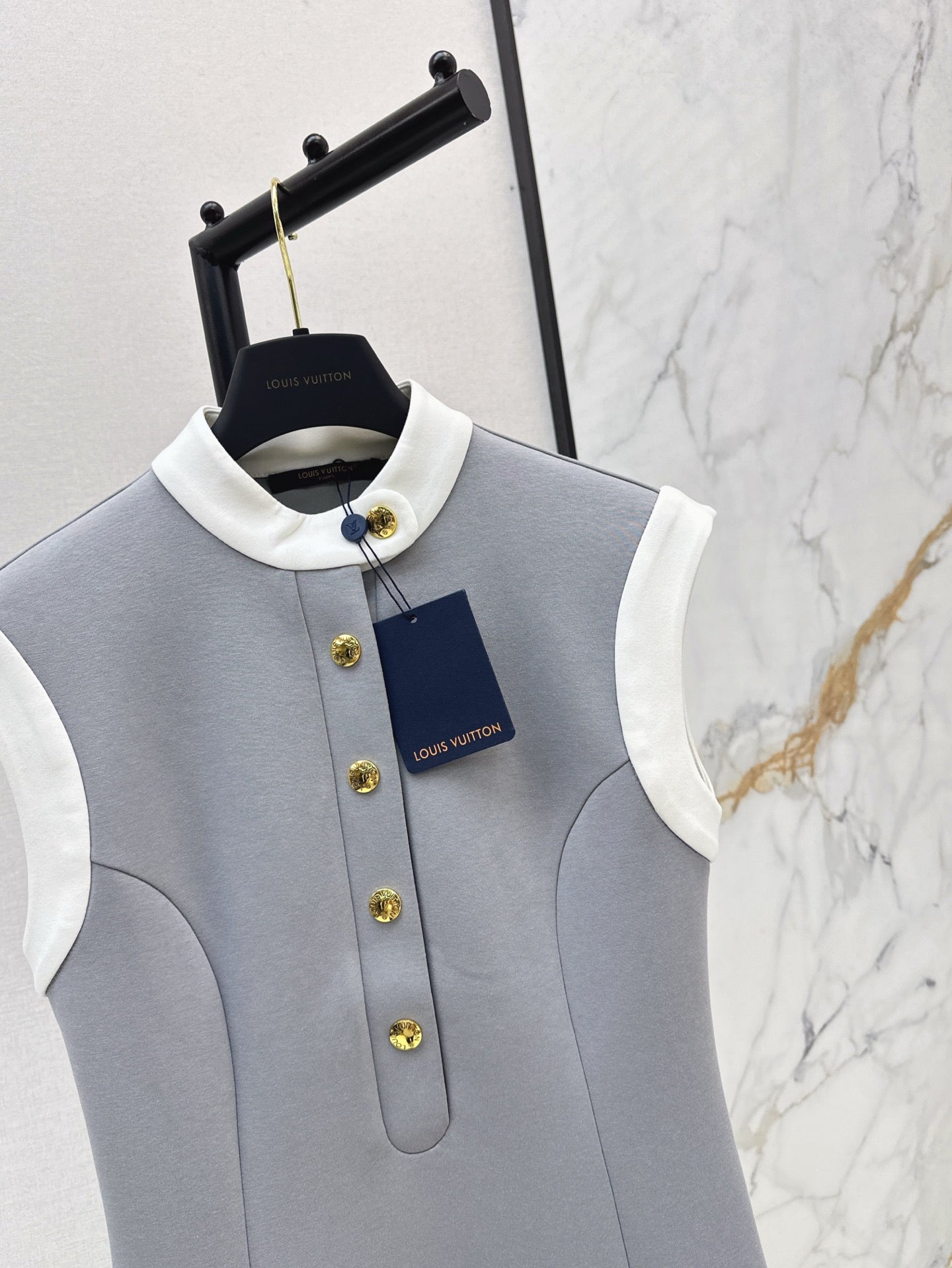 25ss sleeveless shirt dress