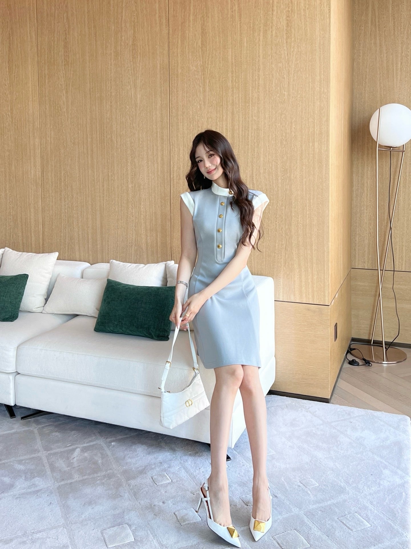 25ss sleeveless shirt dress