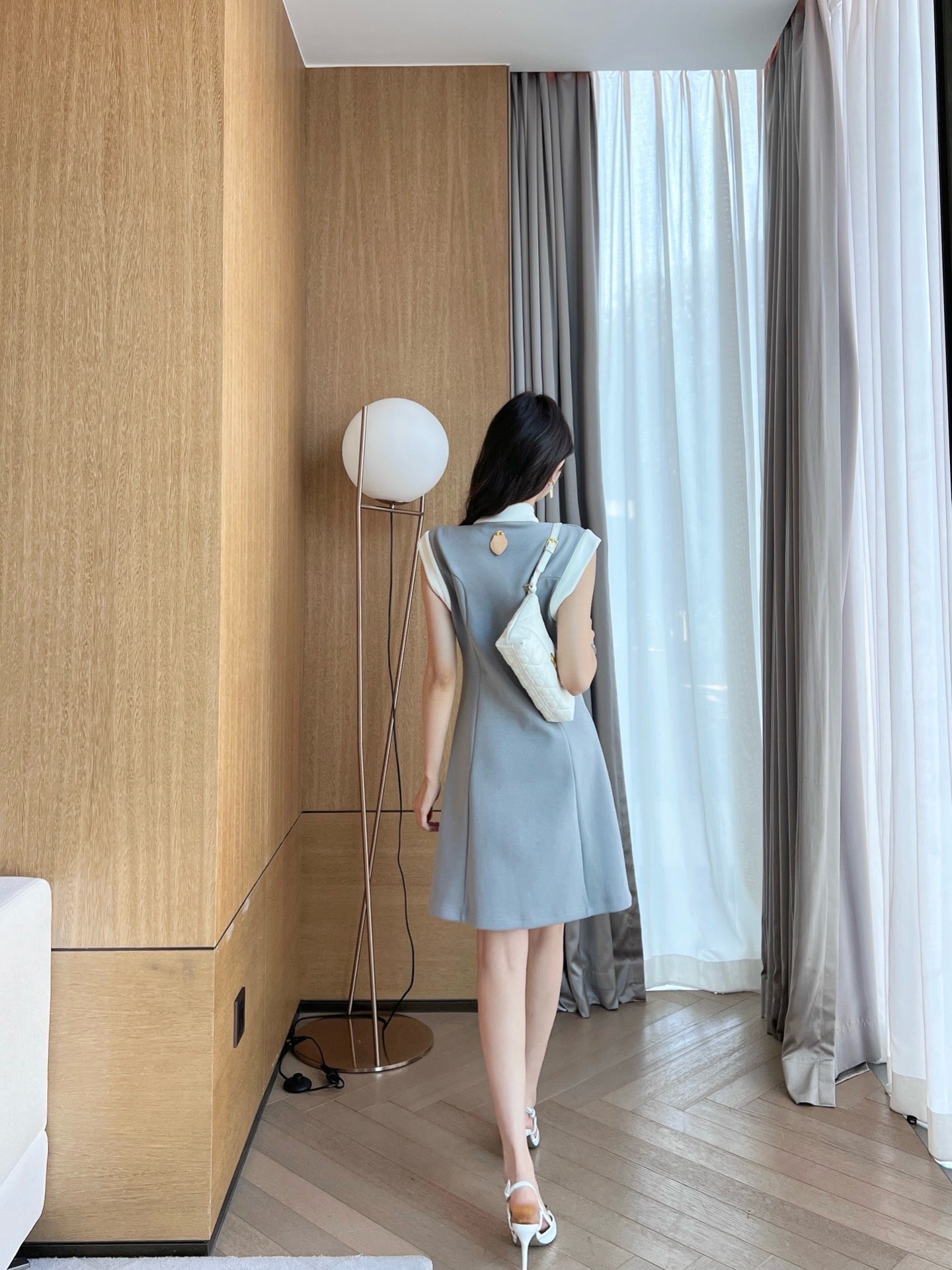 25ss sleeveless shirt dress