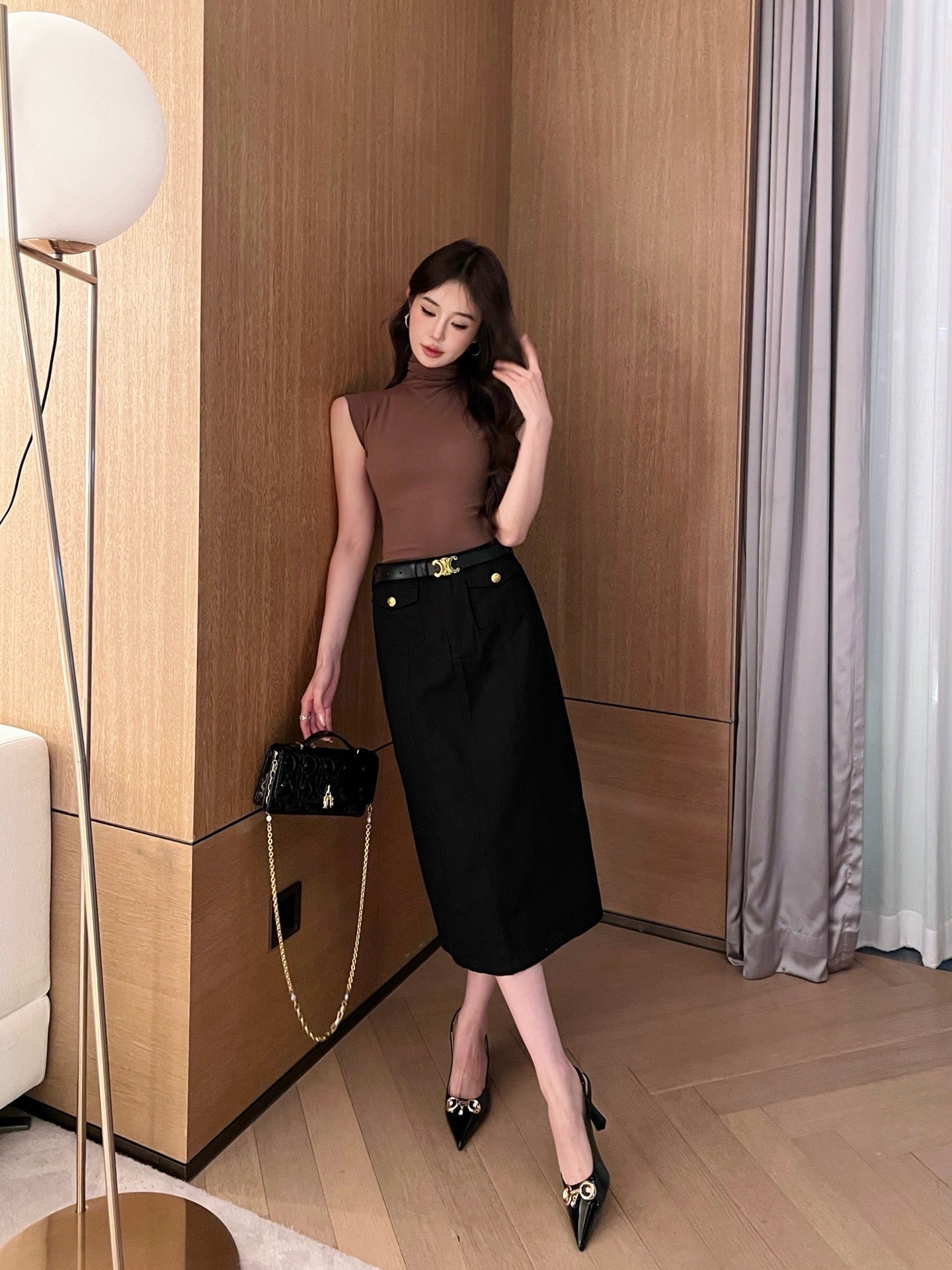 25ss denim skirt