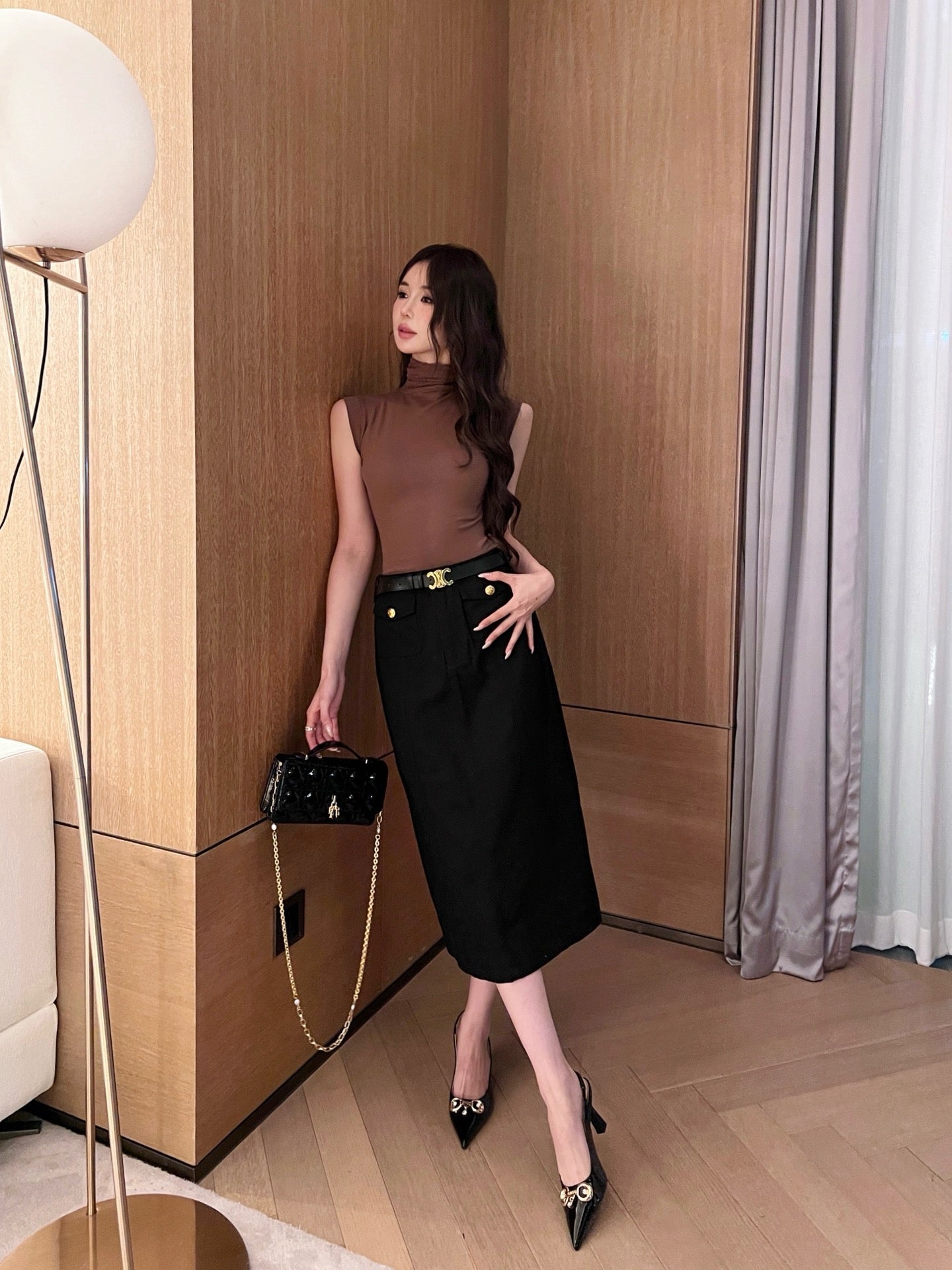 25ss denim skirt