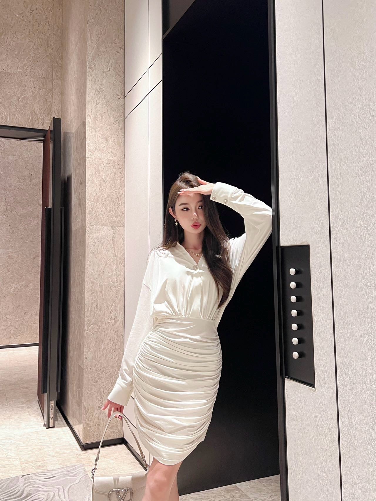25ss hip wrap dress
