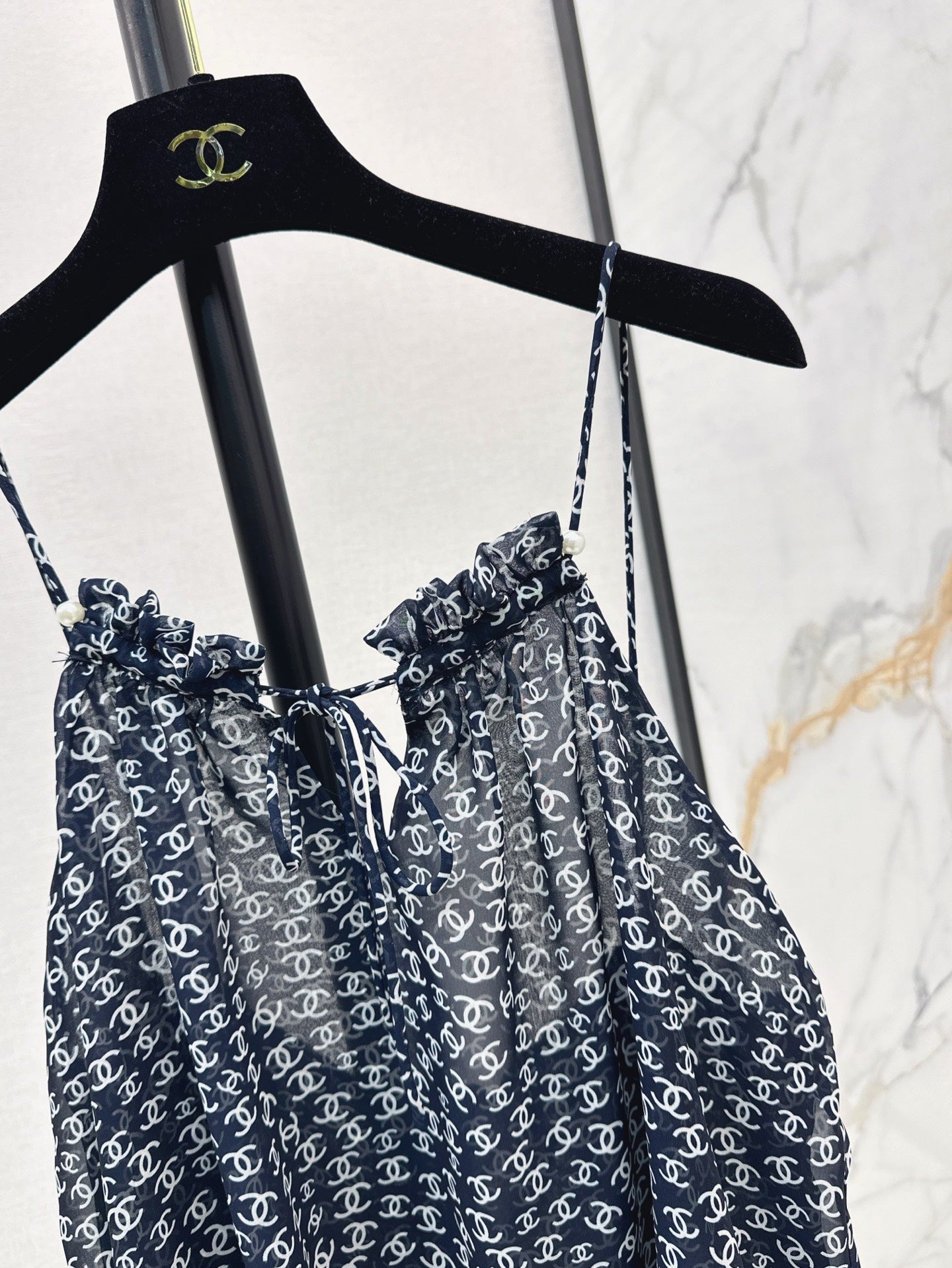 25ss satin printed camisole