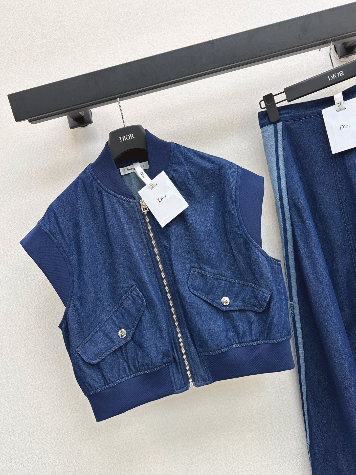 25ss denim vest