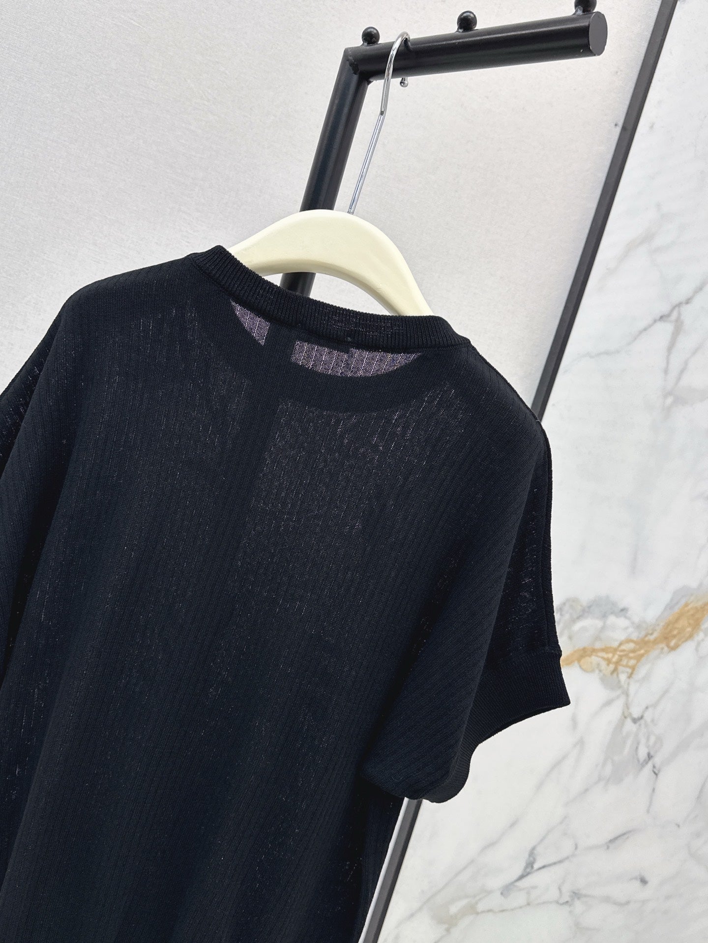 25ss beaded t-shirt