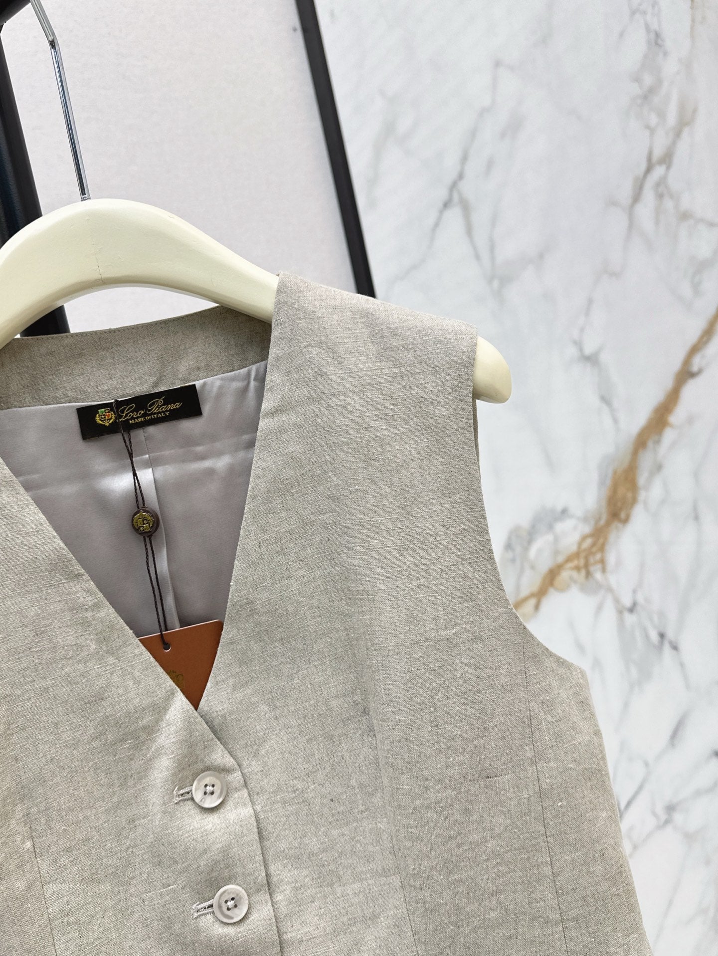 25ss linen vest