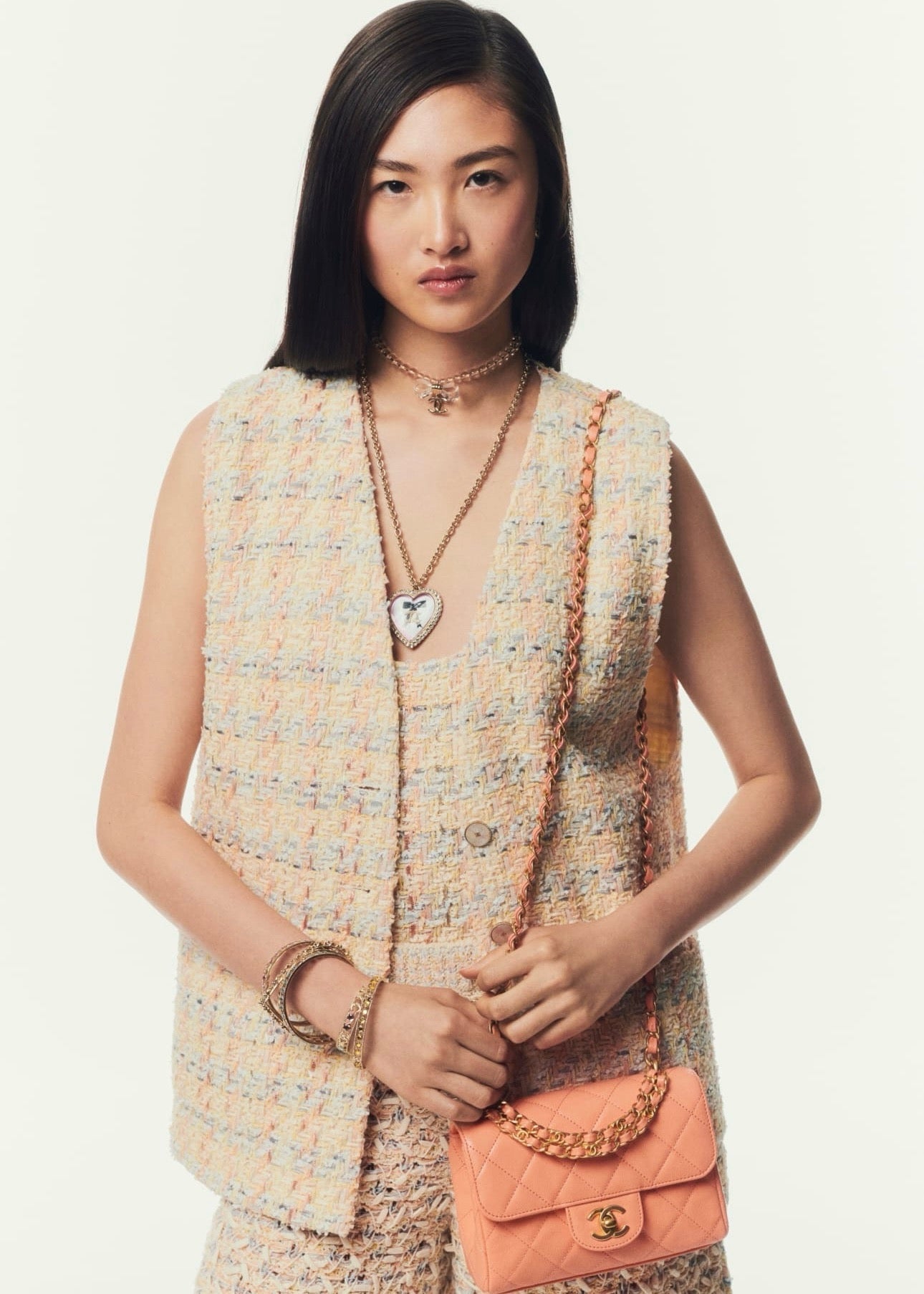 25ss woven vest