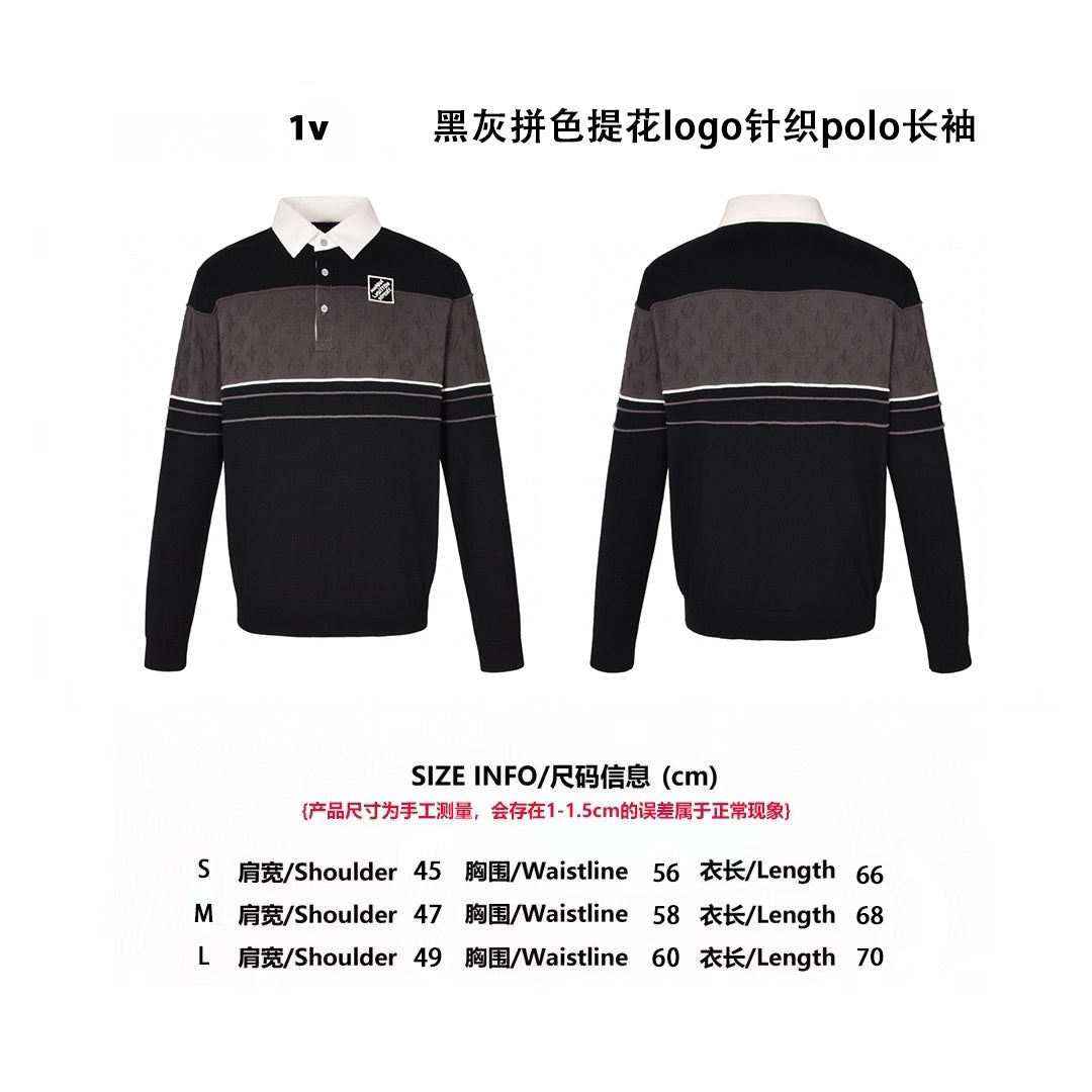 25SS jacquard polo shirt