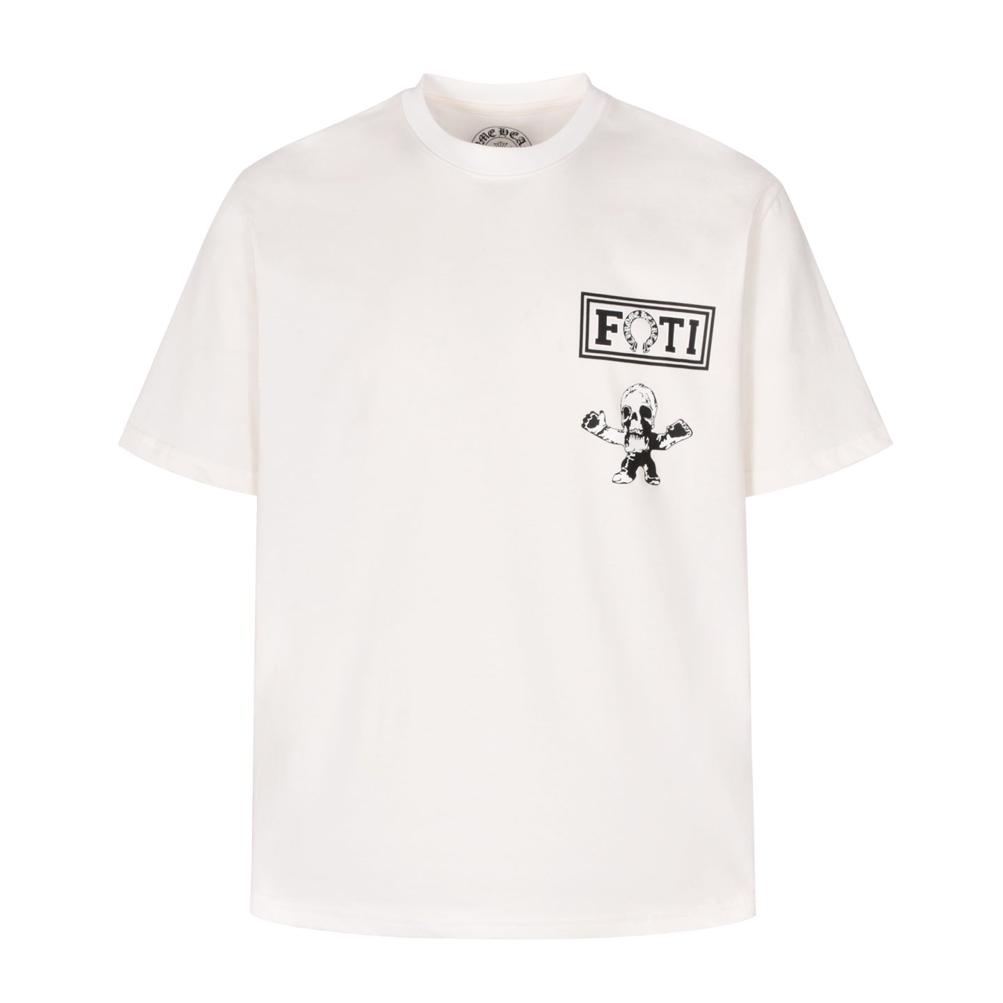 25SS Back skeleton short sleeved black