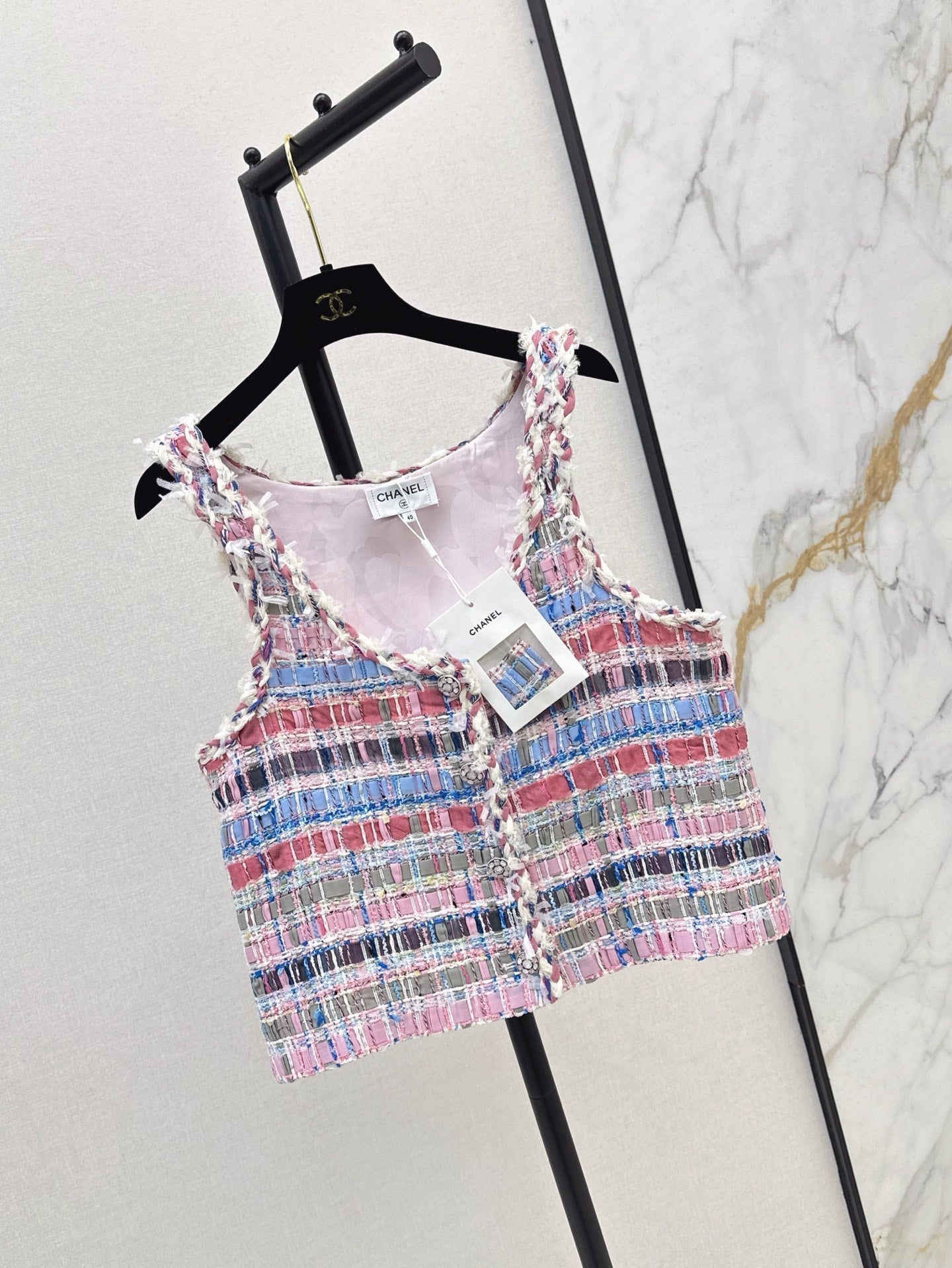 25ss woven vest