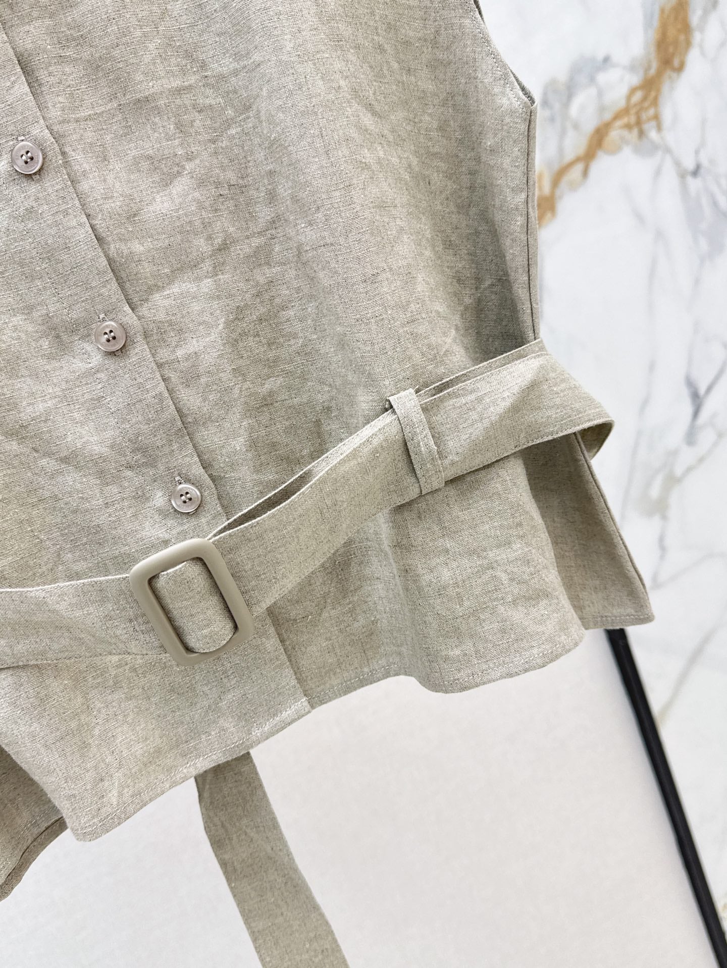 25ss linen vest
