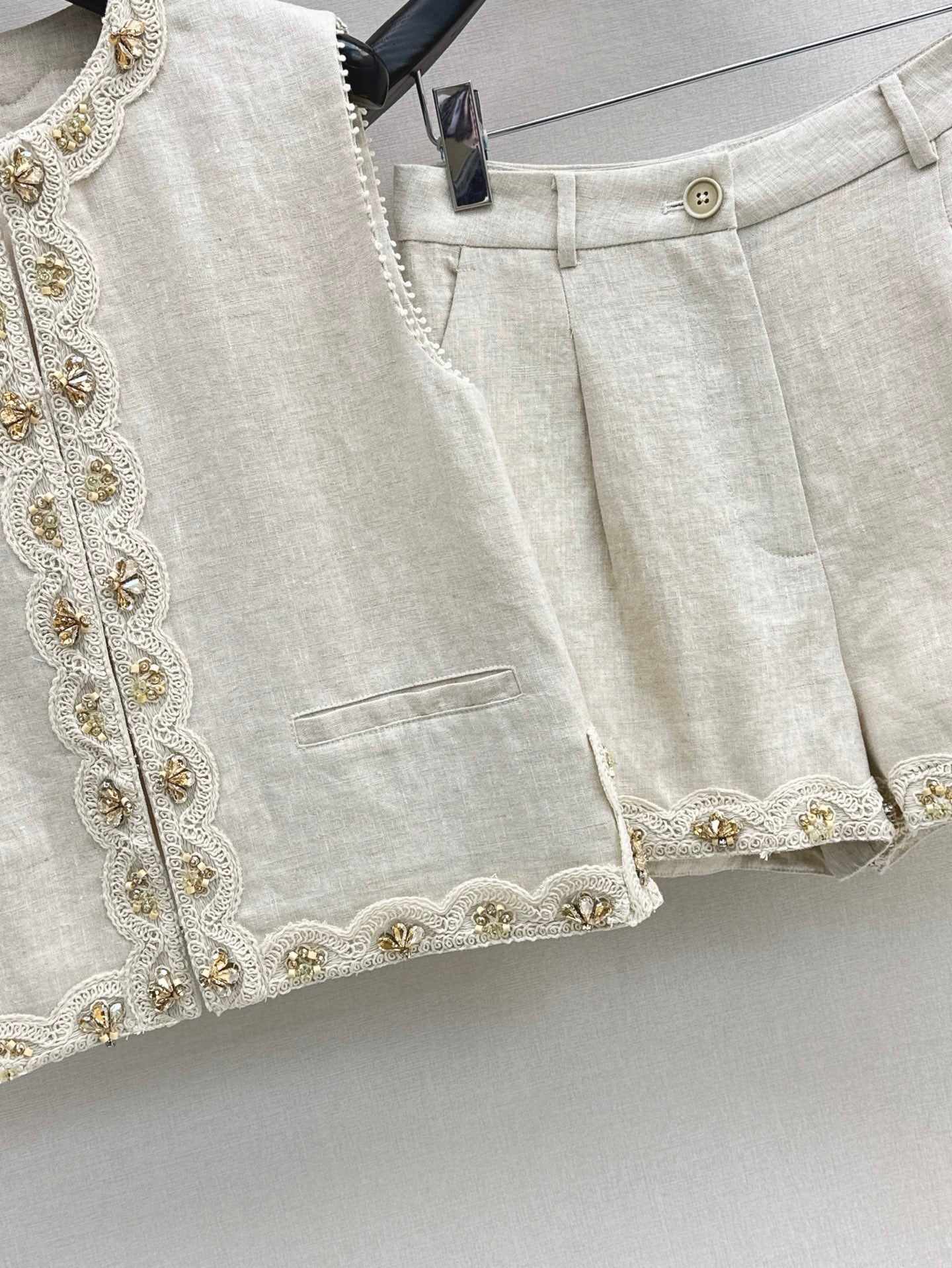 25ss linen suit