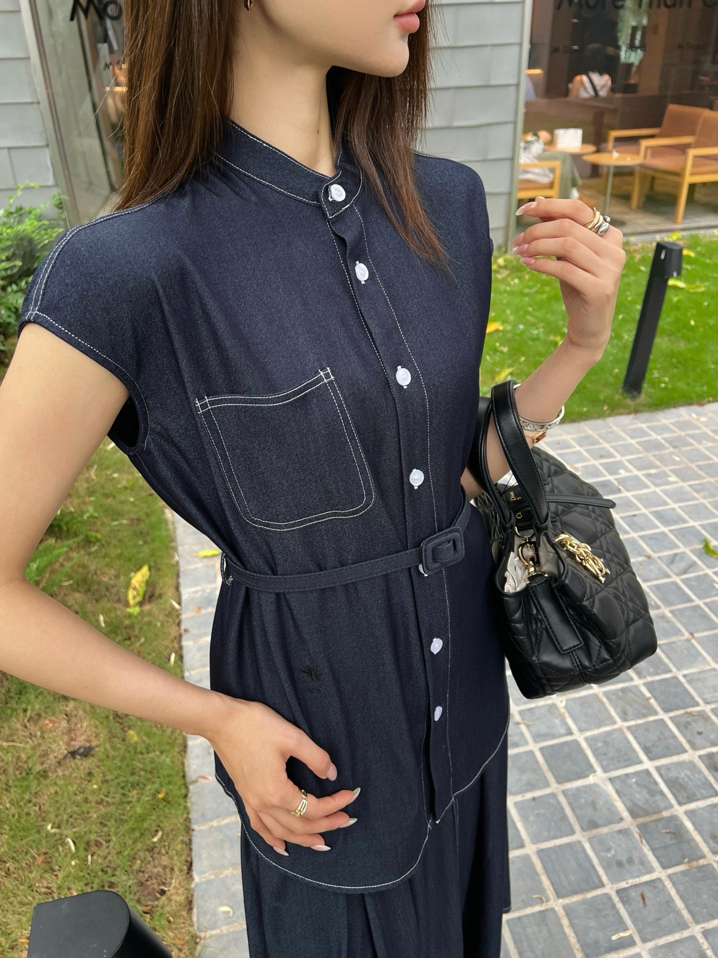 25ss denim vest