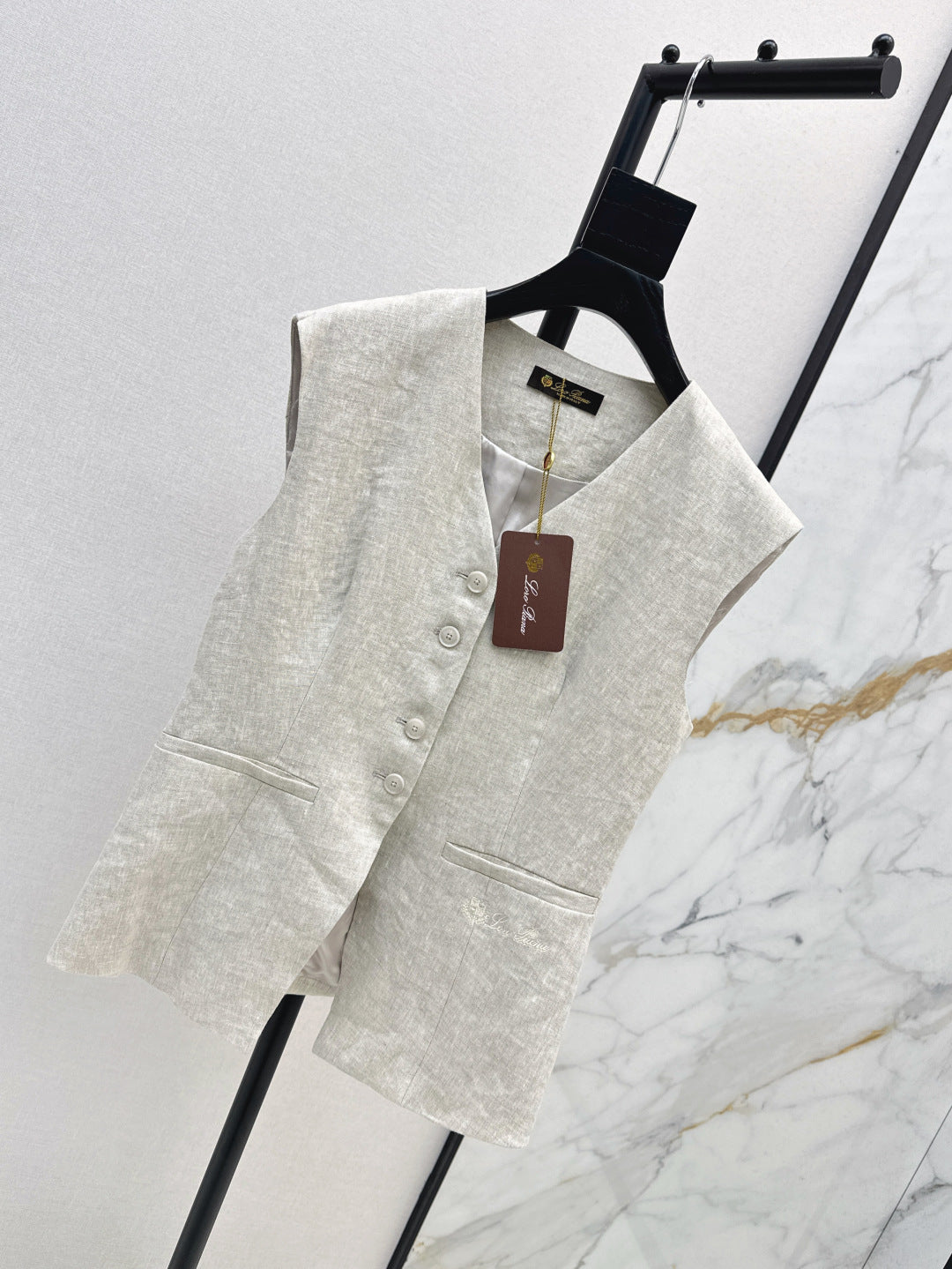 25ss linen vest