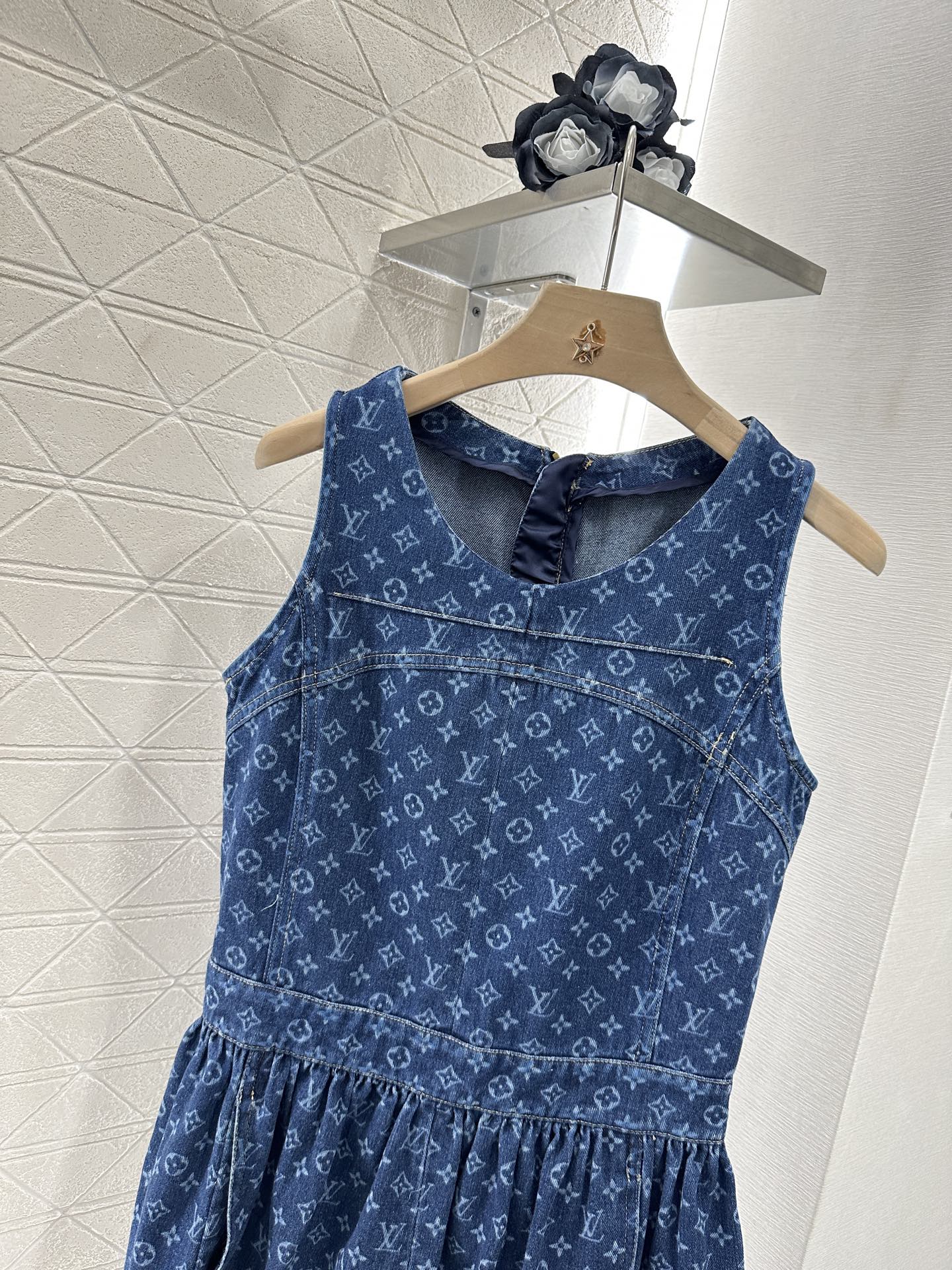2025 new product Denim vest skirt