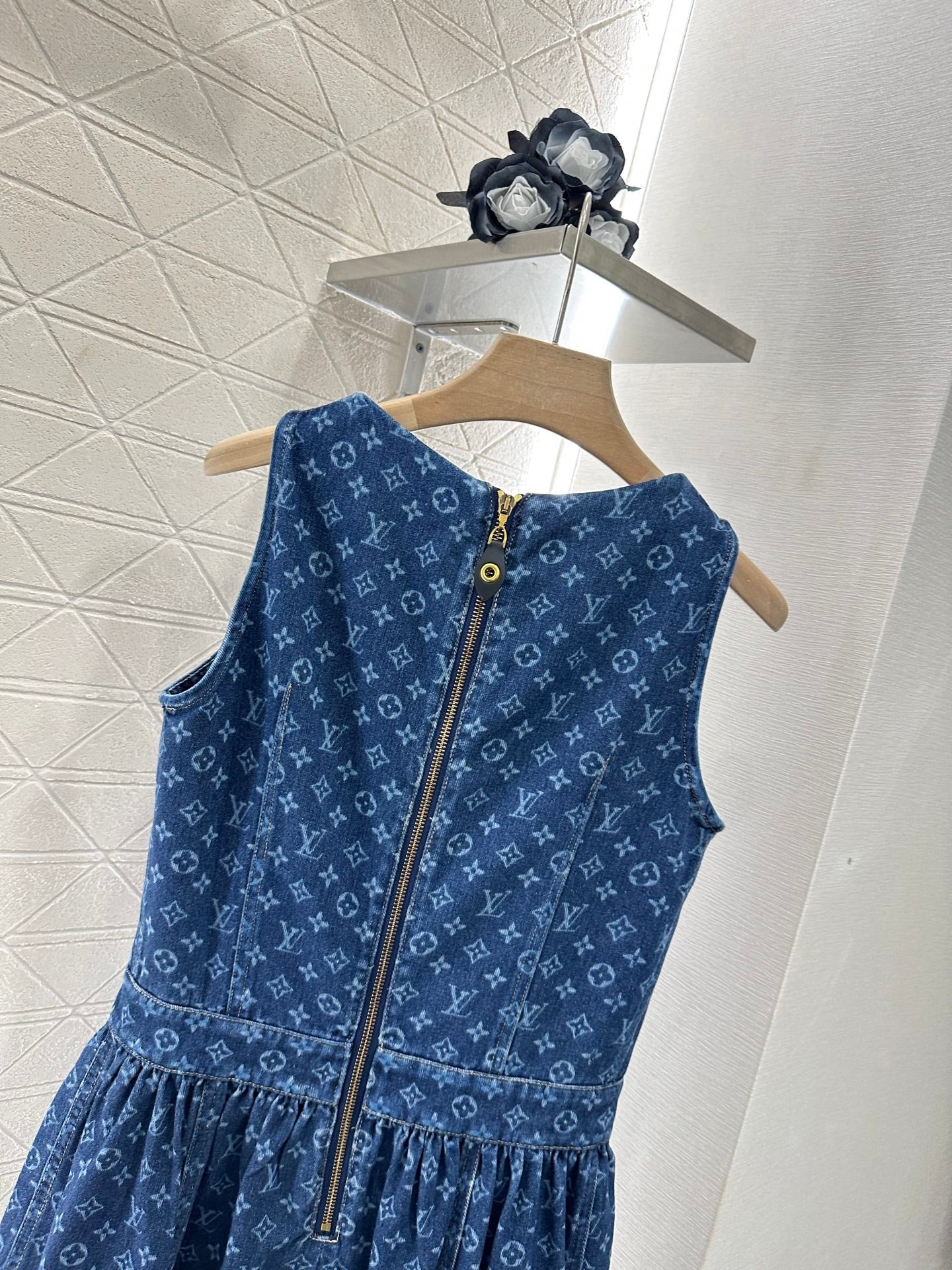 2025 new product Denim vest skirt