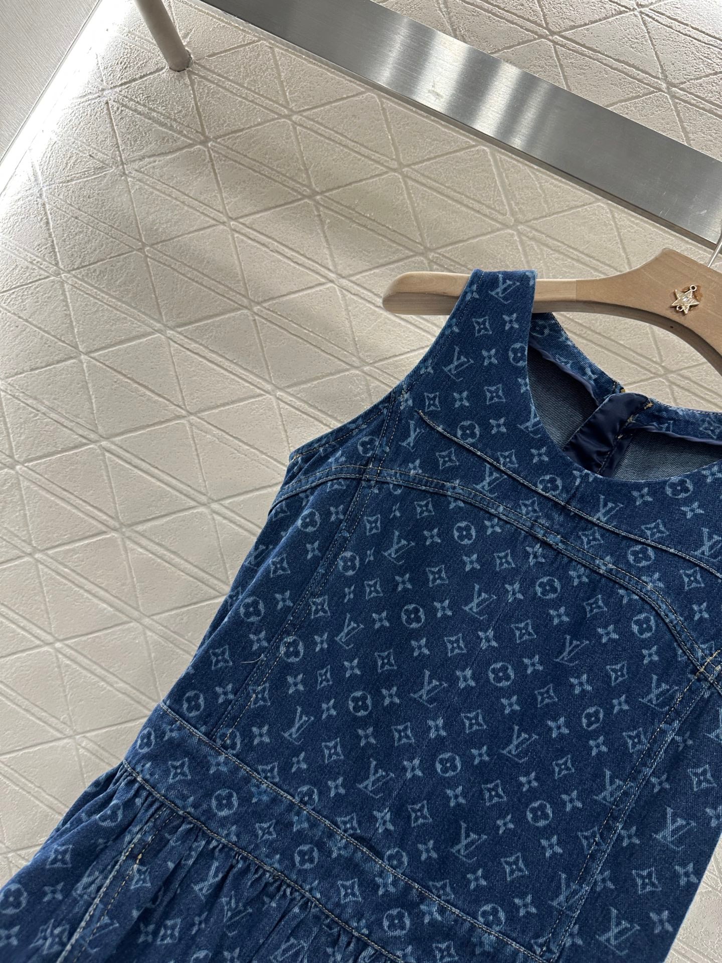 2025 new product Denim vest skirt