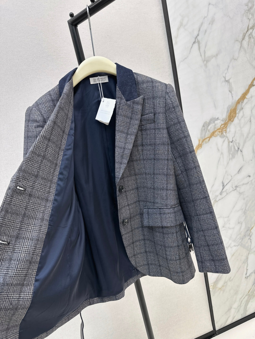 25fw plaid blazer
