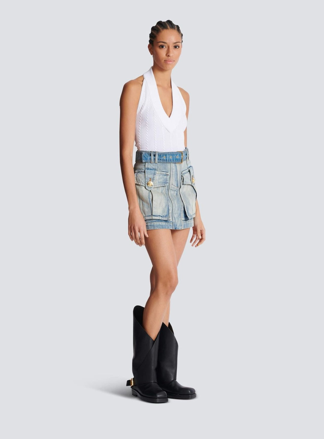 25fw denim skirt