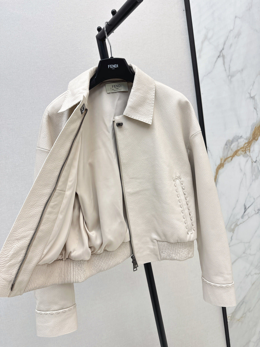 25fw leather jacket