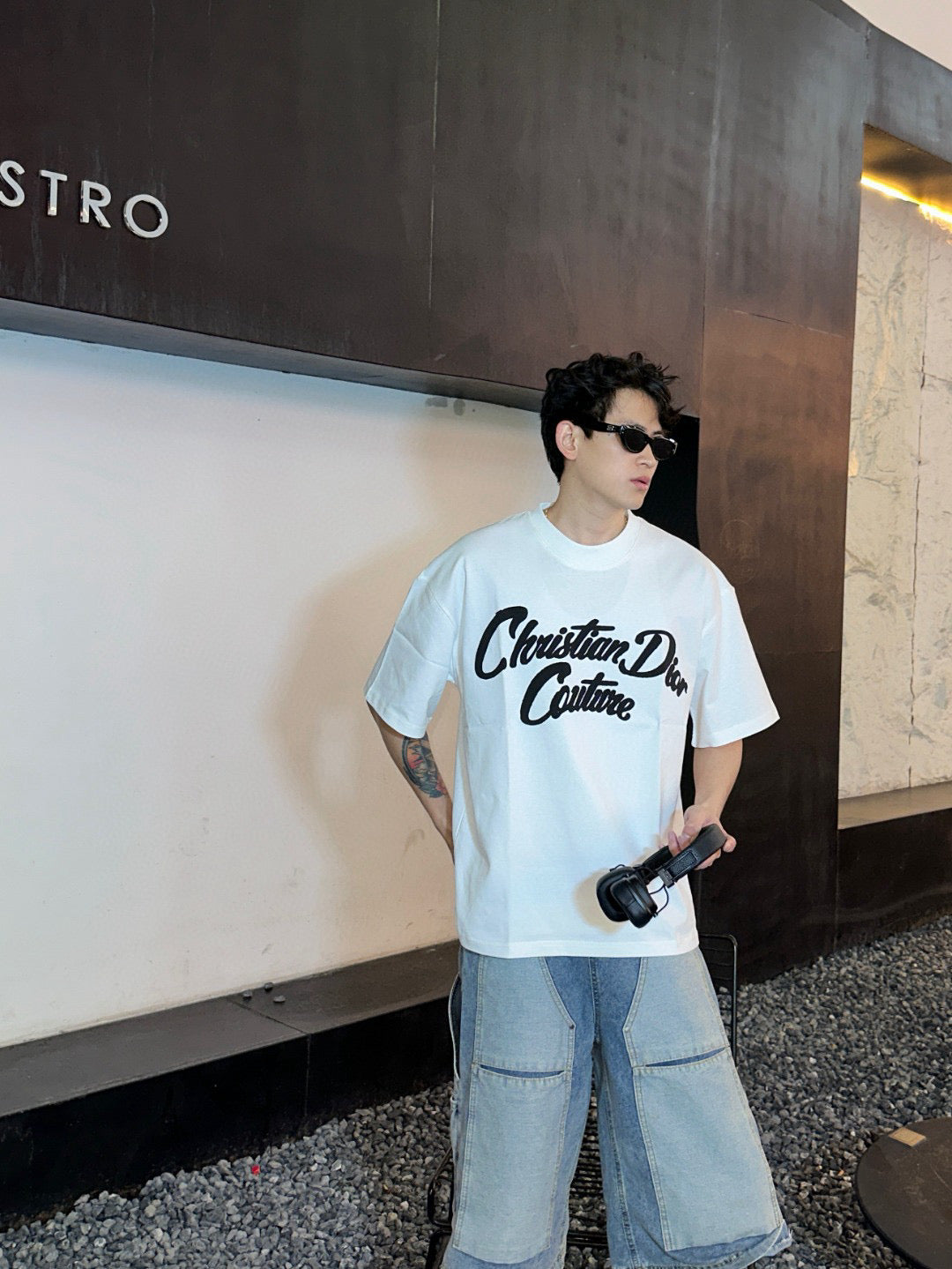 25ss foam letter print short sleeves