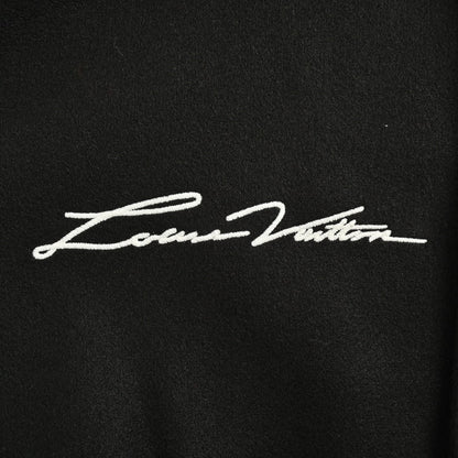 Pearl embroidered letter baseball jacket