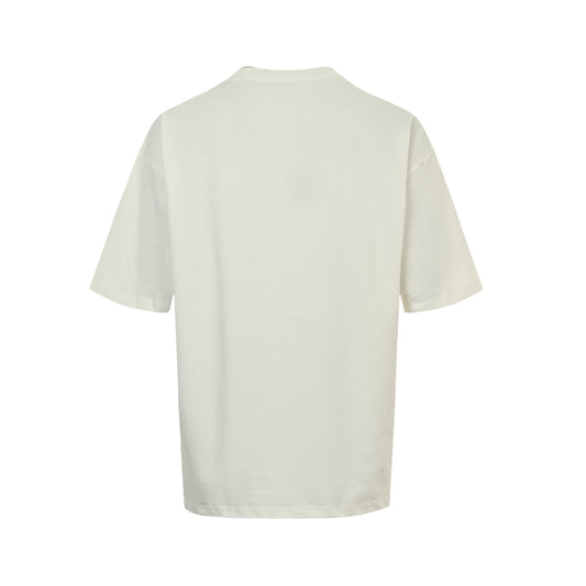25ss paper airplane print short-sleeve shirt