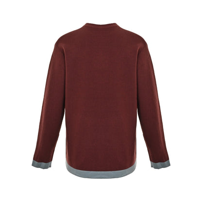 25FW Floral crew neck sweater