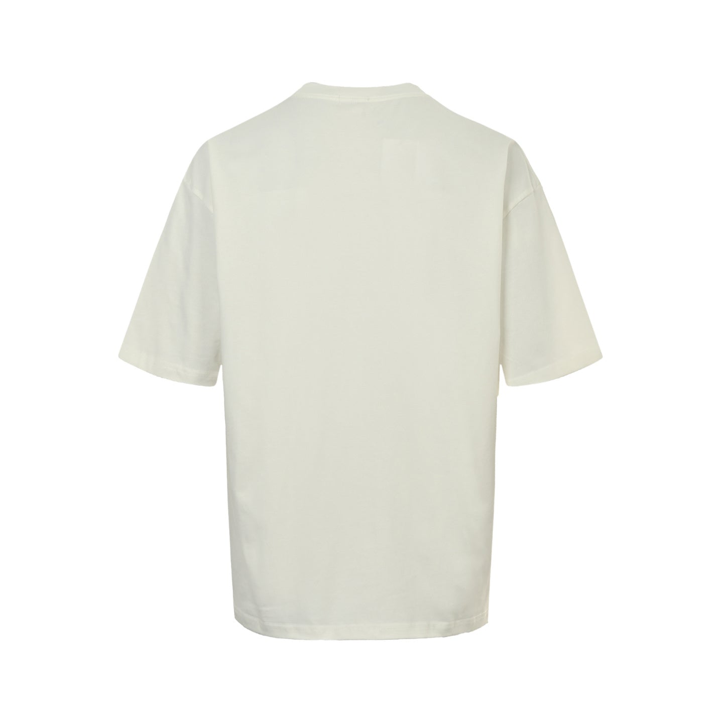 25Fw short-sleeved shirt with letter print on the hem