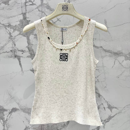 Slim-Fit Colorblock Sleeveless Shell Top