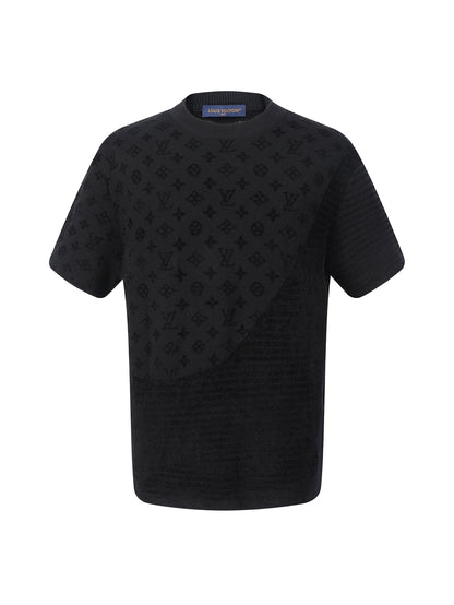 25SS Jacquard Short Sleeve Round Neck Shirt