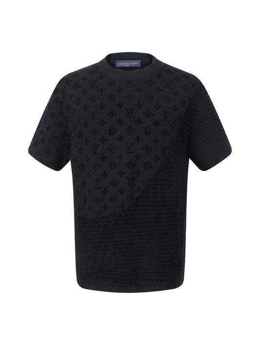 25SS Jacquard Short Sleeve Round Neck Shirt