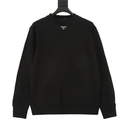 25fw Collar alloy logo hoodie