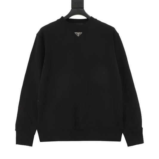 25fw Collar alloy logo hoodie