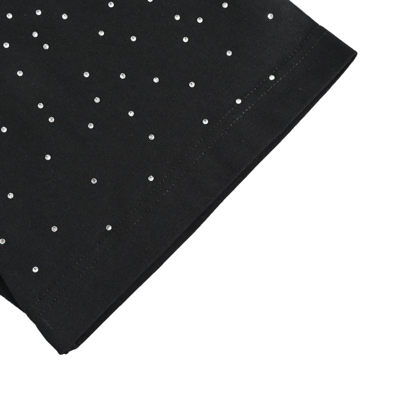 25ss Rivet Logo Starry Sky Hot Diamond Short Sleeve