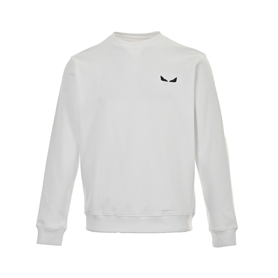 Little  embroidered eyes round neck sweatshirt