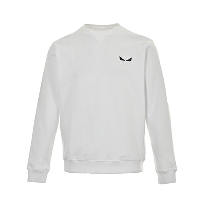 Little  embroidered eyes round neck sweatshirt