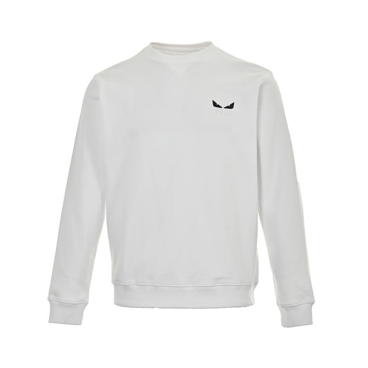 Little  embroidered eyes round neck sweatshirt